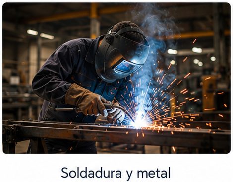 Soldadura y metal